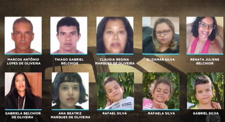 Saiba quem são as dez pessoas da mesma família mortas em chacina no